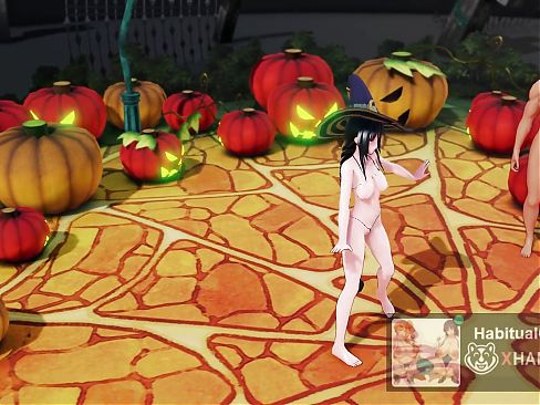 mmd r18 Happy Halloween sex party 3d hentai