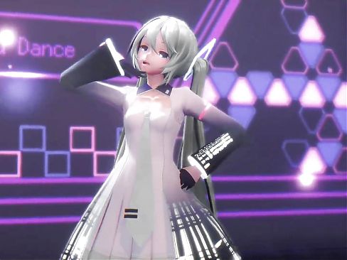 Hatsune Miku Undress Dance Hentai Cynical Night Plan Song Mmd 3D White Hair Color Edit Smixix
